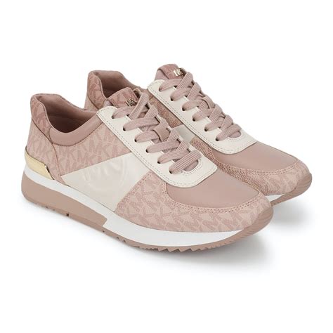 michael kors allie trainer sneakers soft pink